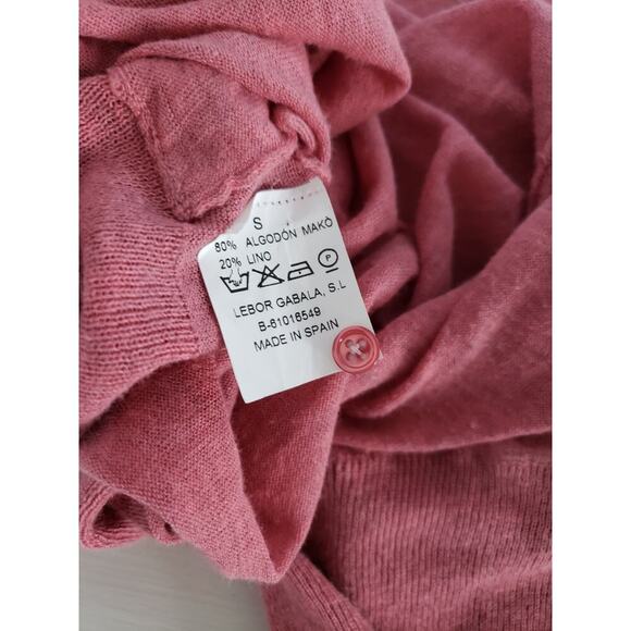 Lebor Gabala Spain open front sleeveless cardigan - Picture 4 of 7